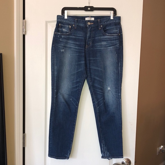 Moussy Vintage Comfort Velma Skinny Distressed Blue Jeans, Size 29. Retail $325. - Picture 1 of 16